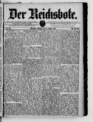 Der Reichsbote on Jan 15, 1879