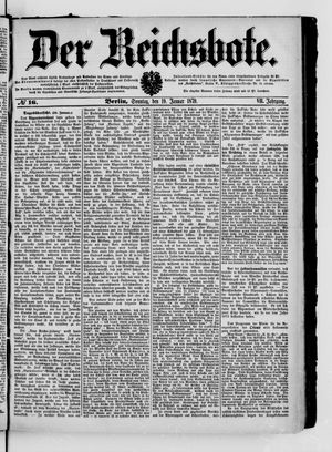 Der Reichsbote vom 19.01.1879