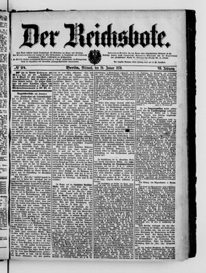 Der Reichsbote on Jan 29, 1879