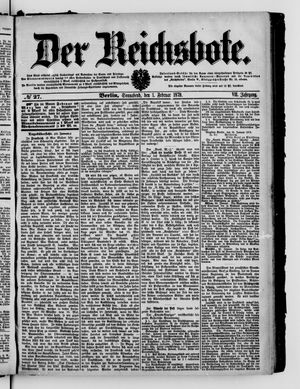 Der Reichsbote vom 01.02.1879