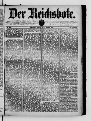 Der Reichsbote vom 07.02.1879