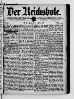 Der Reichsbote vom 08.02.1879
