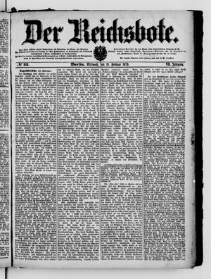 Der Reichsbote on Feb 19, 1879