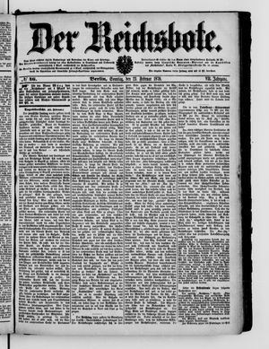 Der Reichsbote on Feb 23, 1879