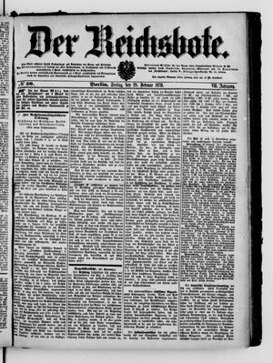 Der Reichsbote on Feb 28, 1879
