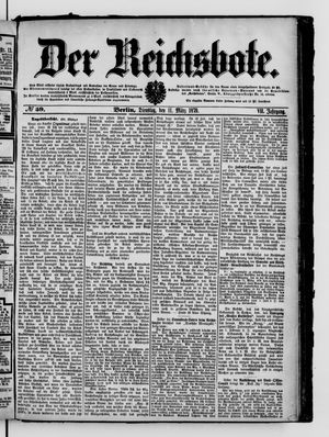 Der Reichsbote on Mar 11, 1879