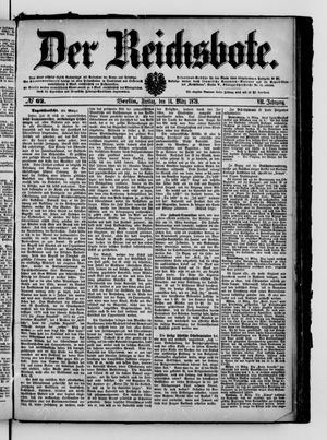 Der Reichsbote vom 14.03.1879