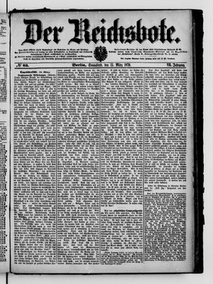 Der Reichsbote vom 15.03.1879