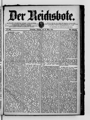 Der Reichsbote vom 16.03.1879
