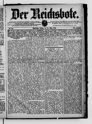 Der Reichsbote vom 28.03.1879