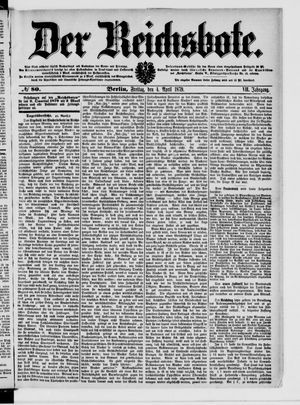 Der Reichsbote vom 04.04.1879