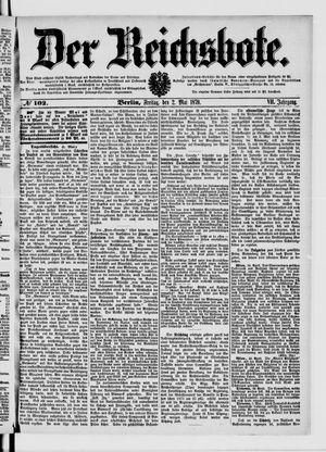 Der Reichsbote on May 2, 1879