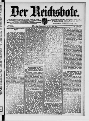 Der Reichsbote on May 15, 1879