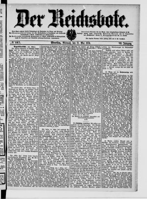 Der Reichsbote vom 21.05.1879