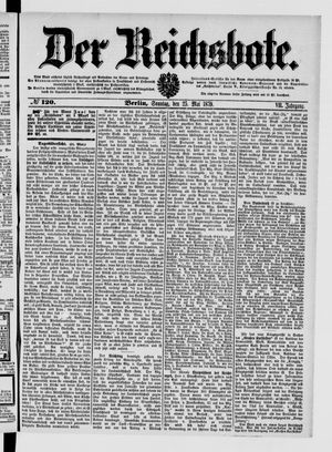 Der Reichsbote on May 25, 1879