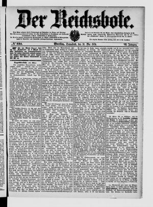 Der Reichsbote on May 31, 1879