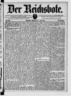 Der Reichsbote on Jun 4, 1879