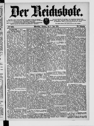 Der Reichsbote vom 08.06.1879