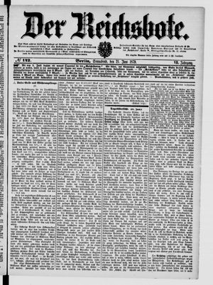 Der Reichsbote on Jun 21, 1879