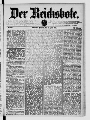 Der Reichsbote vom 25.06.1879