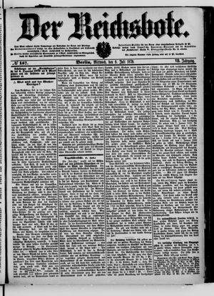 Der Reichsbote vom 09.07.1879