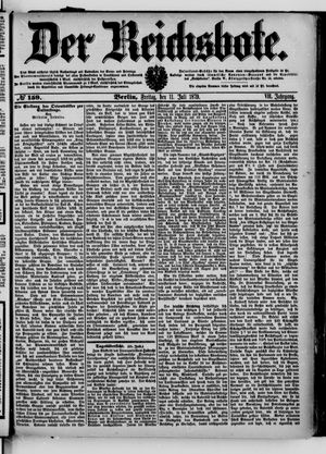 Der Reichsbote vom 11.07.1879