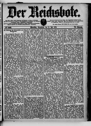 Der Reichsbote vom 12.07.1879