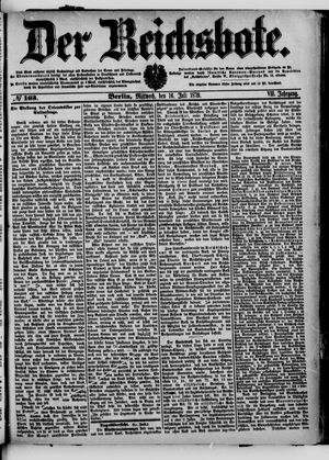 Der Reichsbote vom 16.07.1879