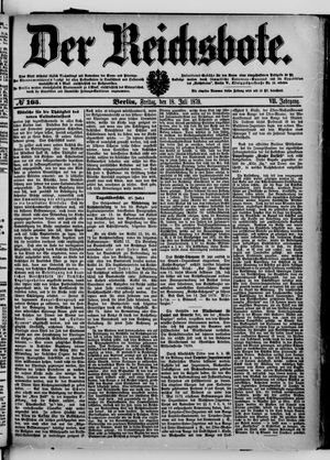 Der Reichsbote vom 18.07.1879