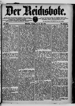 Der Reichsbote vom 20.07.1879