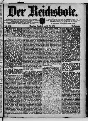 Der Reichsbote vom 26.07.1879
