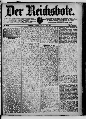 Der Reichsbote vom 27.07.1879