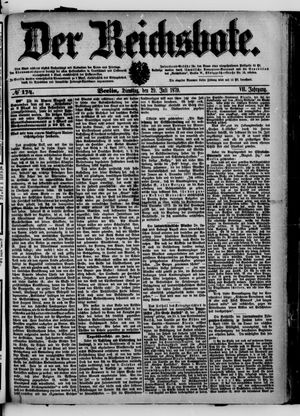 Der Reichsbote vom 29.07.1879