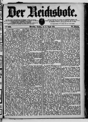 Der Reichsbote vom 12.08.1879