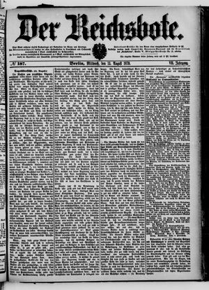 Der Reichsbote vom 13.08.1879