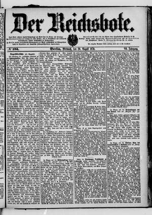 Der Reichsbote on Aug 20, 1879