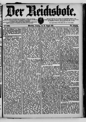 Der Reichsbote on Aug 26, 1879