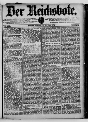 Der Reichsbote vom 30.08.1879