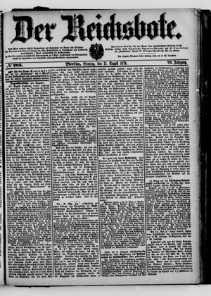 Der Reichsbote on Aug 31, 1879