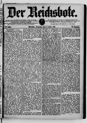 Der Reichsbote vom 09.10.1879