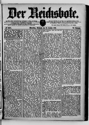 Der Reichsbote on Oct 22, 1879