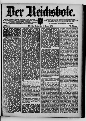 Der Reichsbote vom 31.10.1879