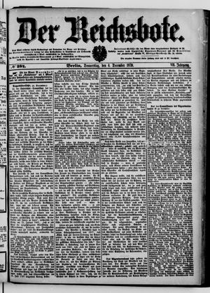 Der Reichsbote vom 04.12.1879