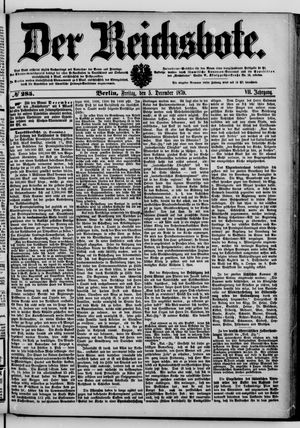 Der Reichsbote vom 05.12.1879