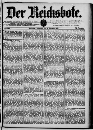 Der Reichsbote vom 06.12.1879