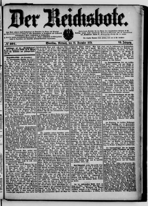 Der Reichsbote vom 24.12.1879