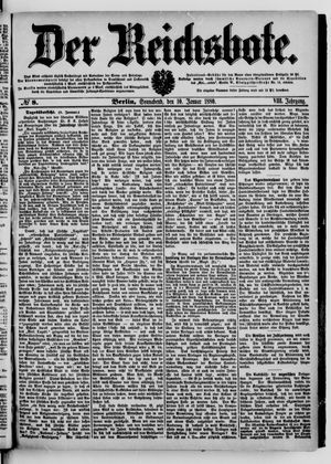 Der Reichsbote vom 10.01.1880