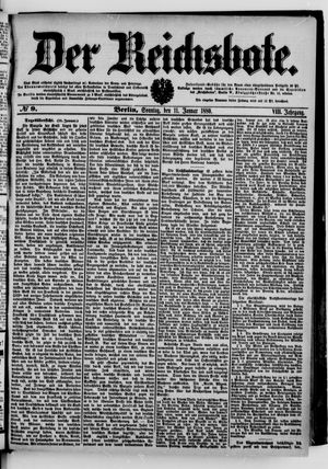 Der Reichsbote vom 11.01.1880