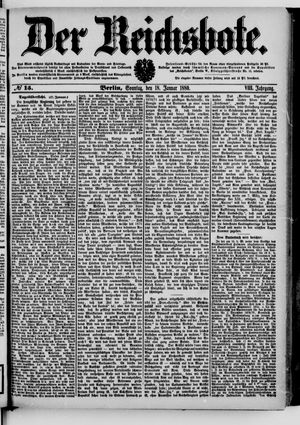 Der Reichsbote vom 18.01.1880
