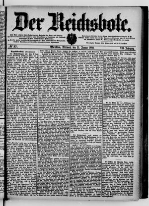 Der Reichsbote vom 21.01.1880